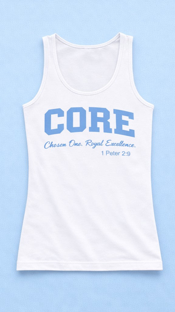 CORE White Tank Top