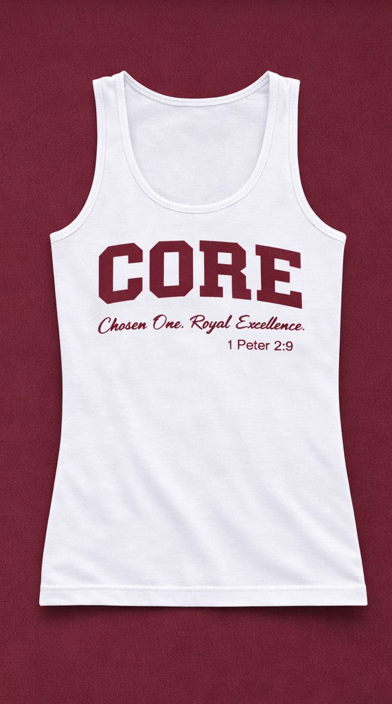 CORE White Tank Top